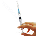 Slip de Luer Slip / Luer Syringe 5 ml avec aiguille Luer Slip / Luer